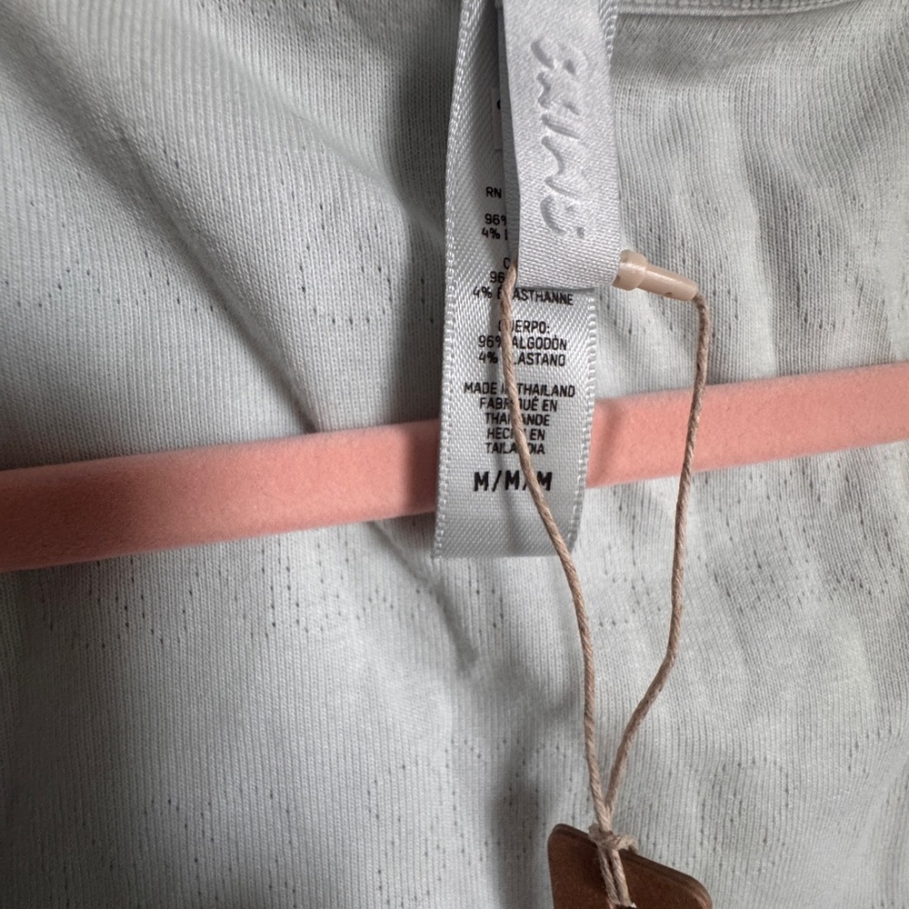 NWT Skims (M) Pointelle Tank Top Frost - Picture 5 of 7
